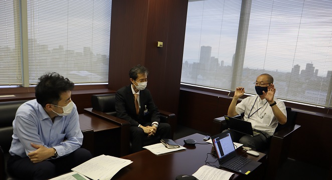 東芝 高田氏、大井川氏、EBSS 中嶋氏対談