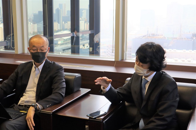 EBSS社 中嶋 宣行 氏とTRIART社 野村 侑亮 氏対談